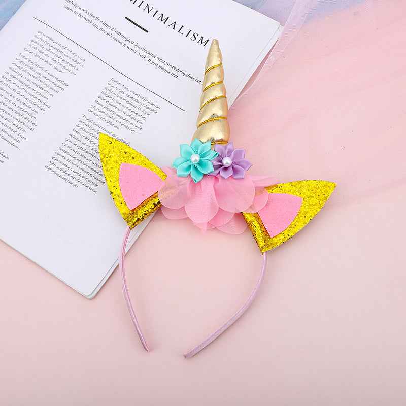 Wholesale Kids Unicorn Halloween Birthday Party Headband